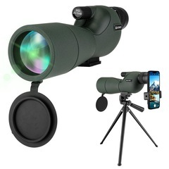【新品未使用】単眼鏡 望遠鏡 25-75倍ズーム 60mmレンズ...