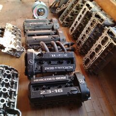 Mベンツ180E-23-25-16Vコスワースエンジン各種尻ンダ―ヘツト販売の画像