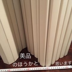 【決まりました】美品 浴槽用 ジャバラ フタ 70×120cm　クリーム色の画像