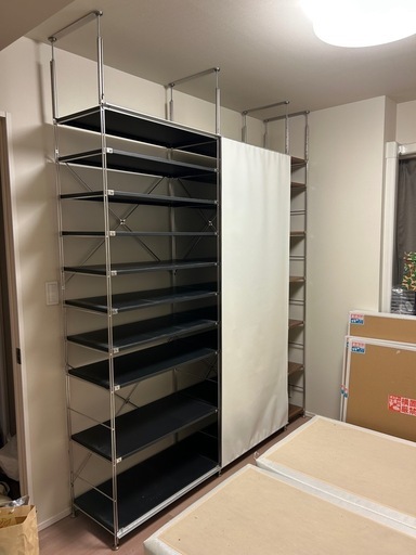 無印良品　ステンレスユニットシェルフ