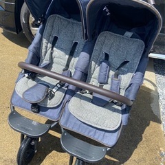 ココダブル　双子用ベビーカー　エアバギー