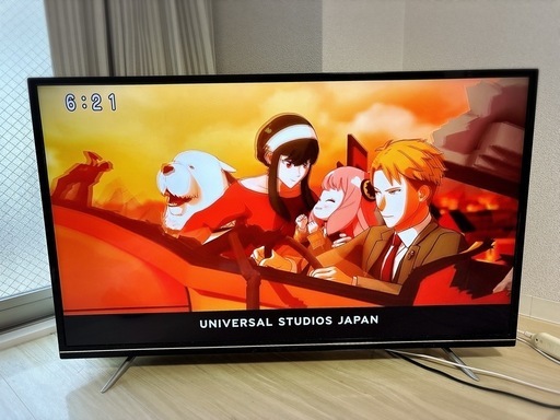 4K対応テレビ　43型