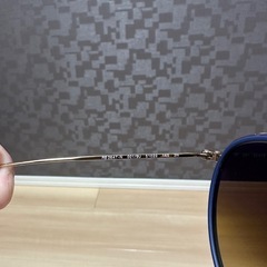 Ray-Ban AWICH ゴールド ブルー サングラスの画像