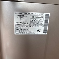 HITACHI 洗濯機「決まりました」の画像