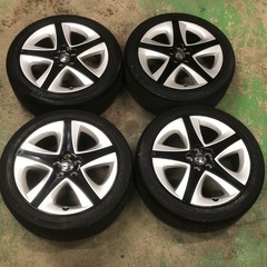 50プリウス 17インチツーリング仕様 純正ホイール&215 4...