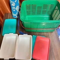 アウトドア ファミリーお弁当箱セット（ござ付き！）の画像