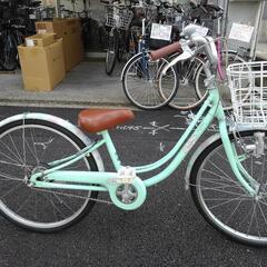 中古子供自転車３５９９　前後タイヤ新品！　ブリヂストン　リコリー...