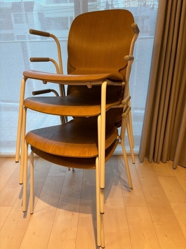 最も信頼できる 美品】IKEAダイニングチェア4脚セット (やま) 目黒のダイニング ダイニングチェア