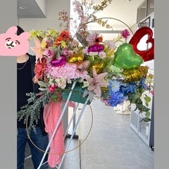 【レア】手作りフラワースタンドの画像