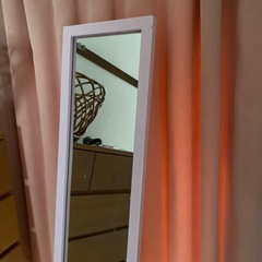 全身鏡ピンク