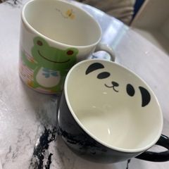 キャラクター マグカップ 7個 ムーミン スヌーピー アンパンマンの画像