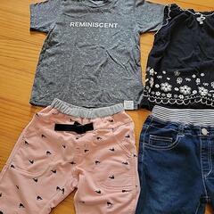 半ズボンとTシャツ120.130センチ4枚の画像