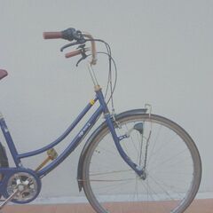 中古ですっ！  Al Fonto　アルフォント　自転車 27インチ 6段変速 色:紺色の画像
