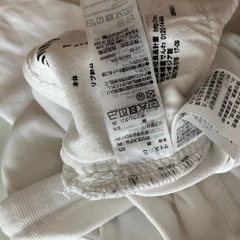 無印良品　マタニティ　パンツ　S ホワイト　の画像