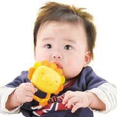 ガラガラ歯がため、リッチェル！ポロンポロンらいおんさんガラガラ ...