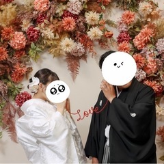 結婚式前撮りグッズ　まとめ売り　おまけで折り鶴付きの画像