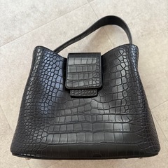 レディース ハンドバッグ ブラック の画像