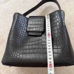 レディース ハンドバッグ ブラック の画像