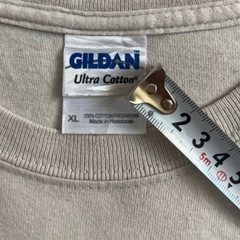 ☆GILDAN☆ BADGERS アナグマ　半袖　ホワイト Tシャツ XLの画像