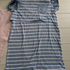 授乳服！リボンの着いたダーのかわいいトップス、マタニティウェアマタニティの画像