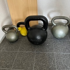 ケトルベル4種類
