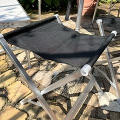 アウトドア　テーブル　チェア（4脚➕長椅子2つ）セットの画像