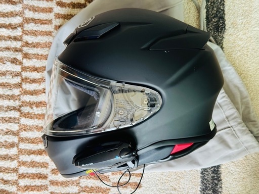 美品SHOEIヘルメットSサイズZ-8 B+COM（sb6x）インカムびーこむ