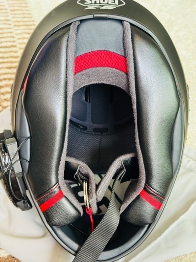 美品SHOEIヘルメットSサイズZ-8 B+COM（sb6x）インカムびーこむ