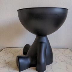 （お話し中）ベッドサイドテーブル リビング モノトーン ミニマリスト おしゃれ 黒の画像