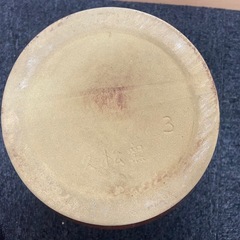 常滑焼　久松窯　丸壺　蓋付き　中古品　3号　5.4L 漬物　梅干しの画像