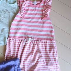 130cm 女の子洋服7点　春夏の画像