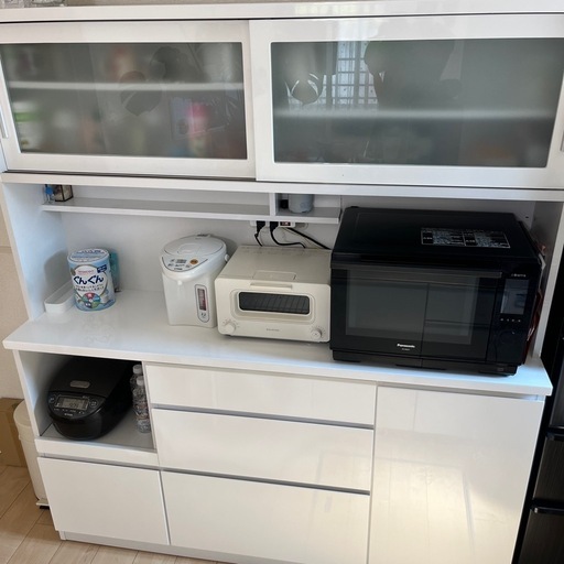 ニトリ　キッチンボード　H180 D42 W160 ホワイト