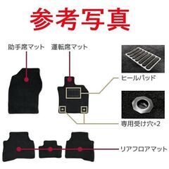 【新品】 プリウス 60系 フロアマット フロアカーペット 専用設計の画像