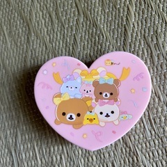 リラックマ　ハート型小物ケース
