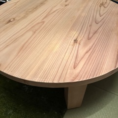 ちゃぶ台　丸机