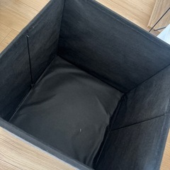 【無料であげます】背もたれ付き収納スツールの画像
