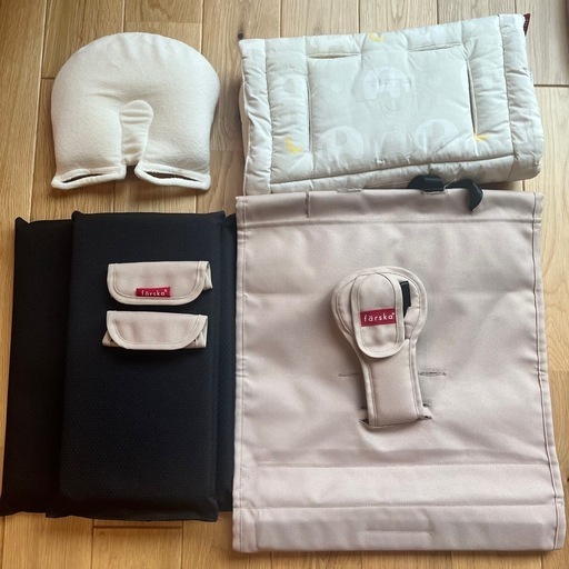 färska ロッキングチェア スクロールチェア　ベージュ×ナチュラル 