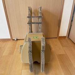 　ベビー　幼児　段ボール木馬の画像