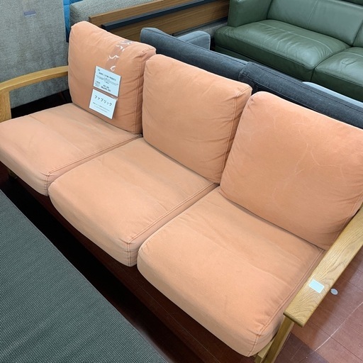 【軽トラ無料貸し出し】【DOORS LIVING PRODUCTS】【3人掛けソファー】【トレファク所沢店】