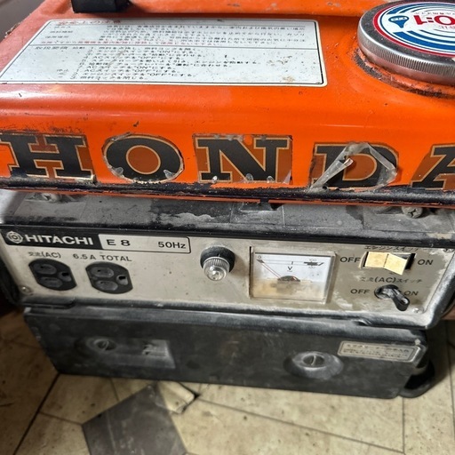 日立　エンジン発電機　小型