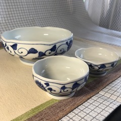 P21 　深鉢 16cm 小鉢２種付き【無償オプション有り】の画像