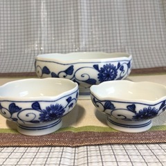 P21 　深鉢 16cm 小鉢２種付き【無償オプション有り】の画像