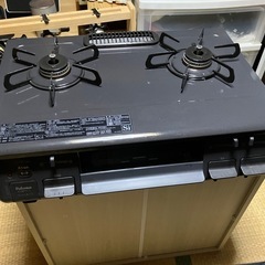 パロマ　左強火　プロパンガスコンロ　ガステーブル　IC-S87K...