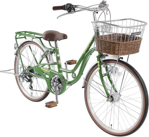 美品 子供用自転車 20インチ ミントグリーン 室内保管