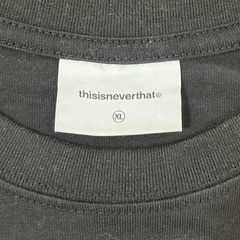 ☆thisis neverthat☆ ブラック　Tシャツ 半袖 ストリート　XLの画像