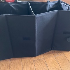 折りたたみ式の車用荷物入れ！の画像
