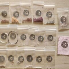 ビーズ・シルバー アクセサリー作成キットの画像