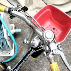  ブリヂストン　自転車　子供　キッズ　補助輪付きの画像