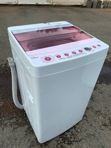 EJ5157番 Haier 全自動電気洗濯機 JW-C55FK