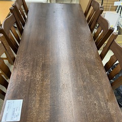リユースのサカイ東金店  tac interior  ダイニングテーブル ※エッジ部分剥がれあり ＴＪ17786 リユースのサカイ東金店 ダイニングテーブルセット 4人用 ※天板キズ